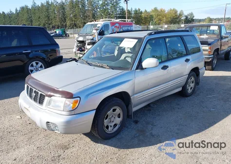 2002 Subaru Forester S from USA, damaged, VIN JF1SF65662G750588